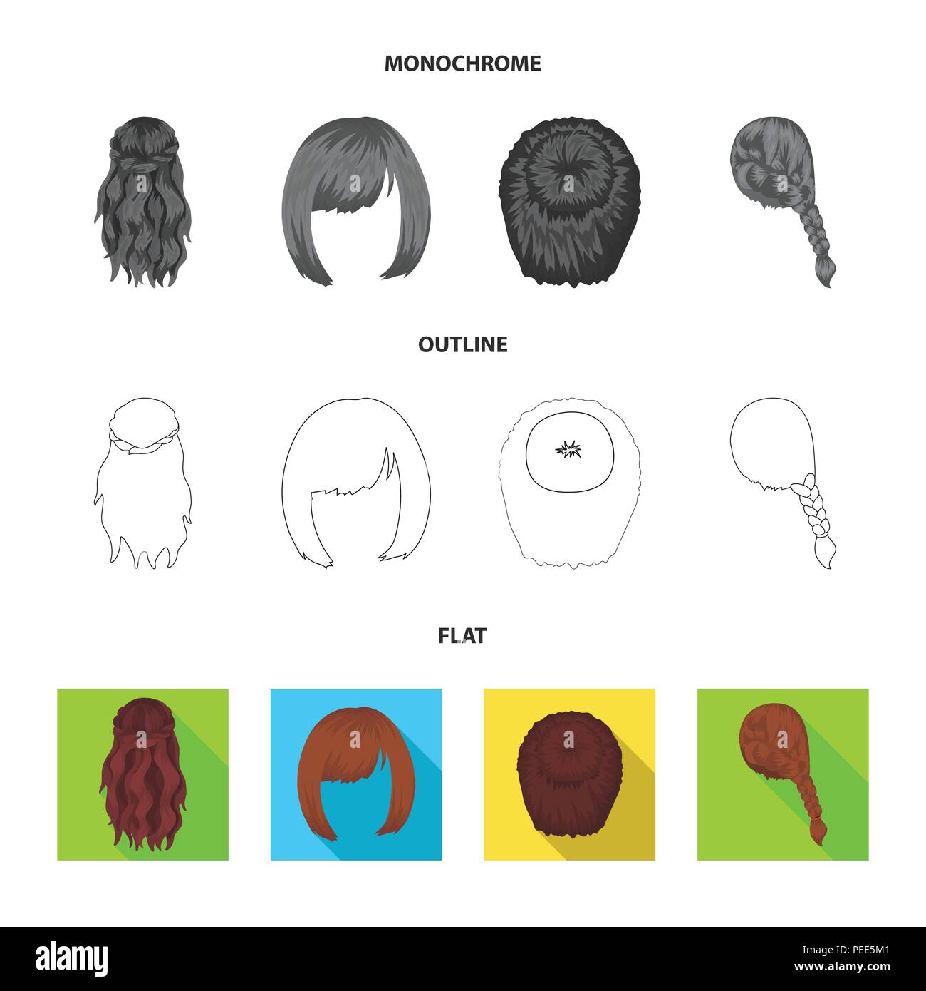 Light Braid Fish Tail And Other Types Of Hairstyles Back