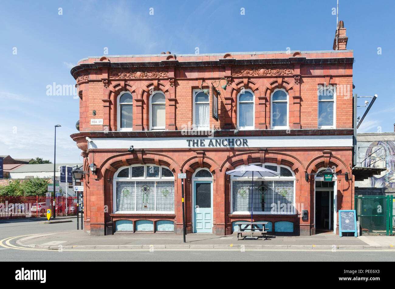 The Anchor real ale pub in Bradford Dtreet, Digbeth, Birmingham in a