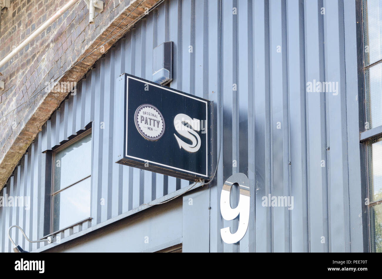 Original Patty Men famouse streetfood burger restaurant in railway arch ...