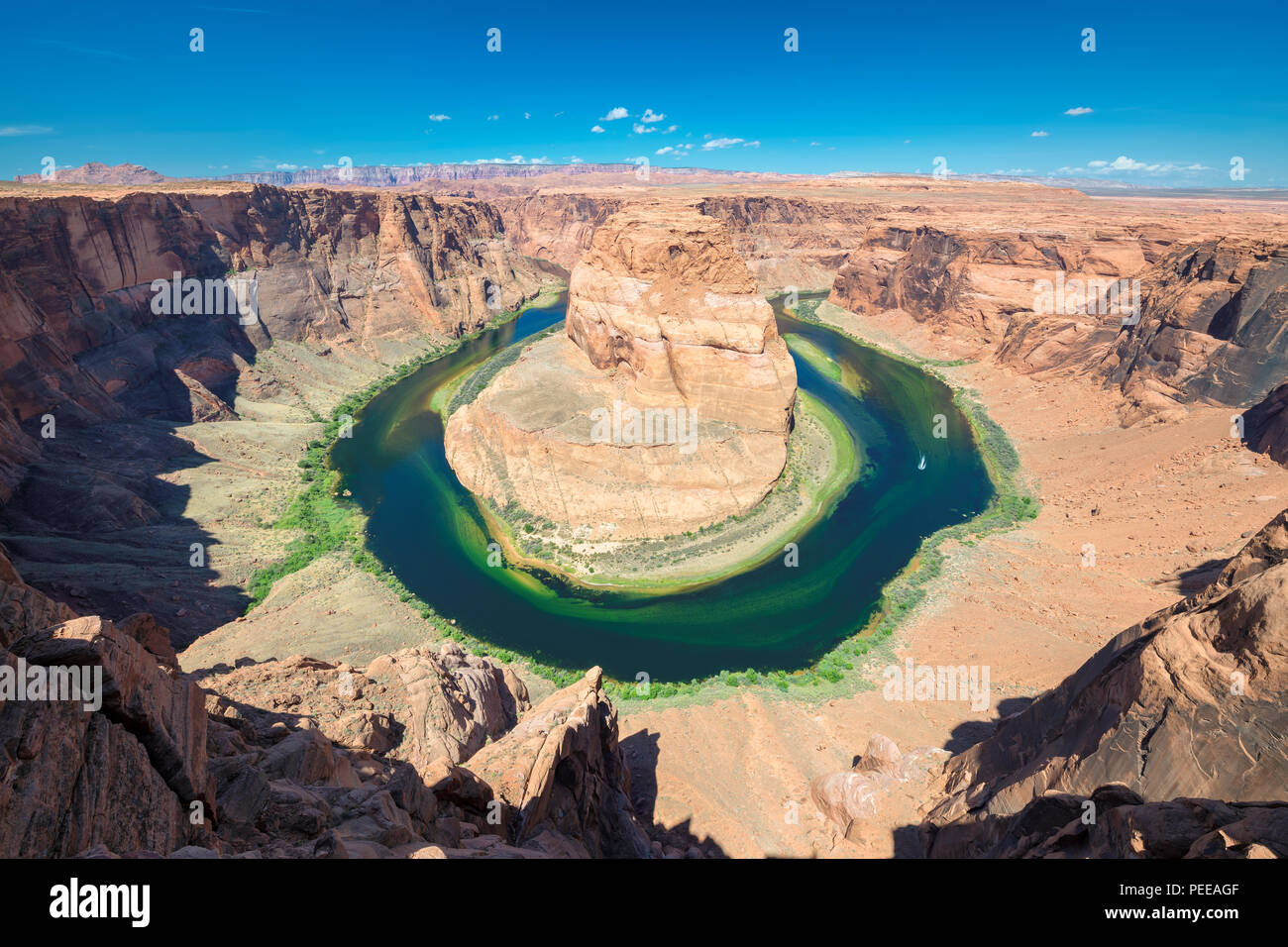 Horseshoe Bend, Page, Arizona Stock Photo