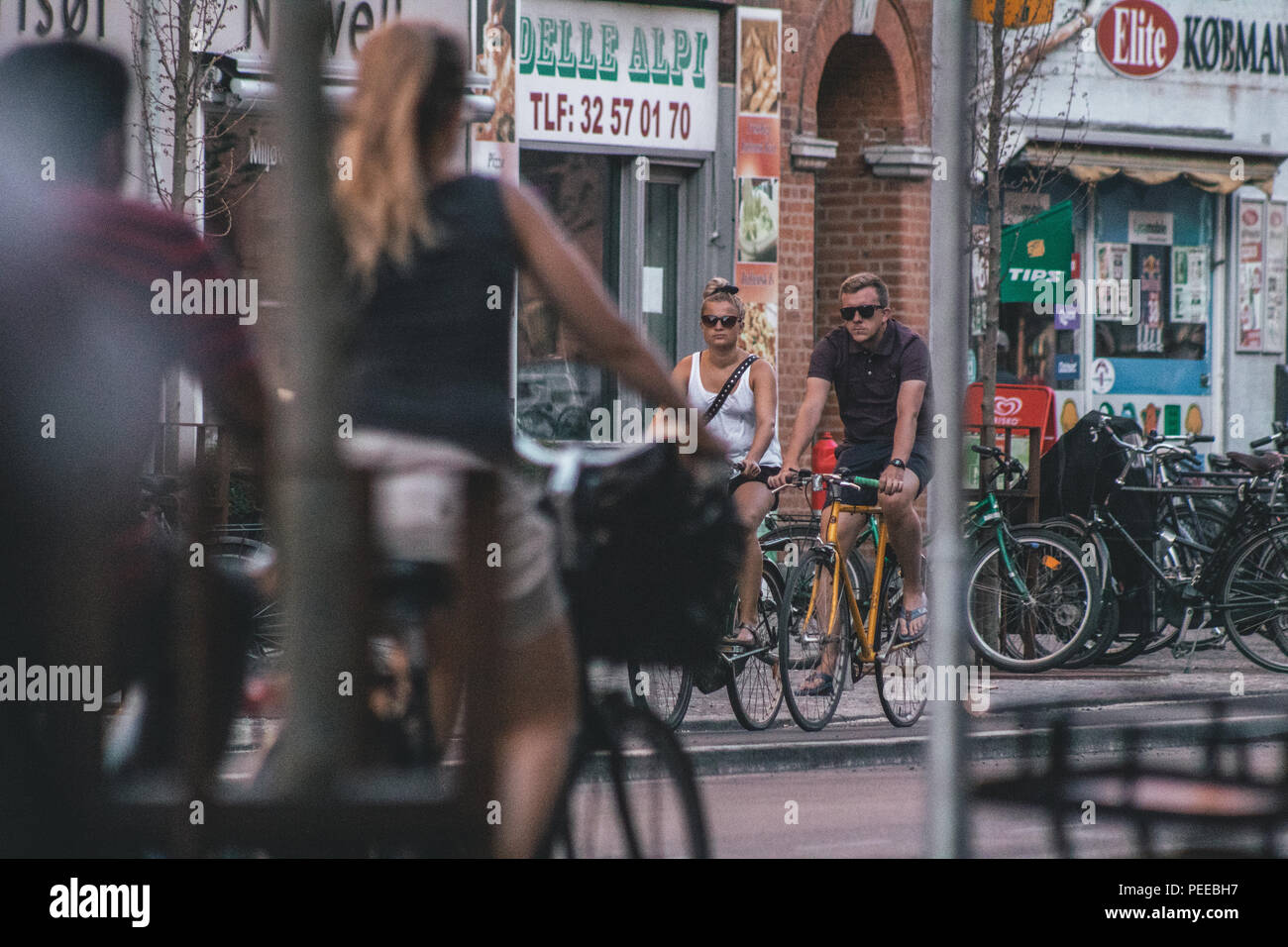 Outside the Haabet Bodega Bar, Amagerbrogade 10, 2300 København, Denmark Stock Photo