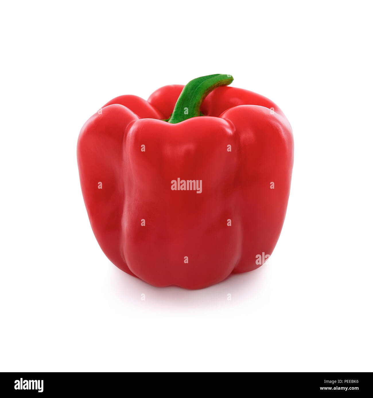 Red pepper isolated on white background Stock Photo - Alamy