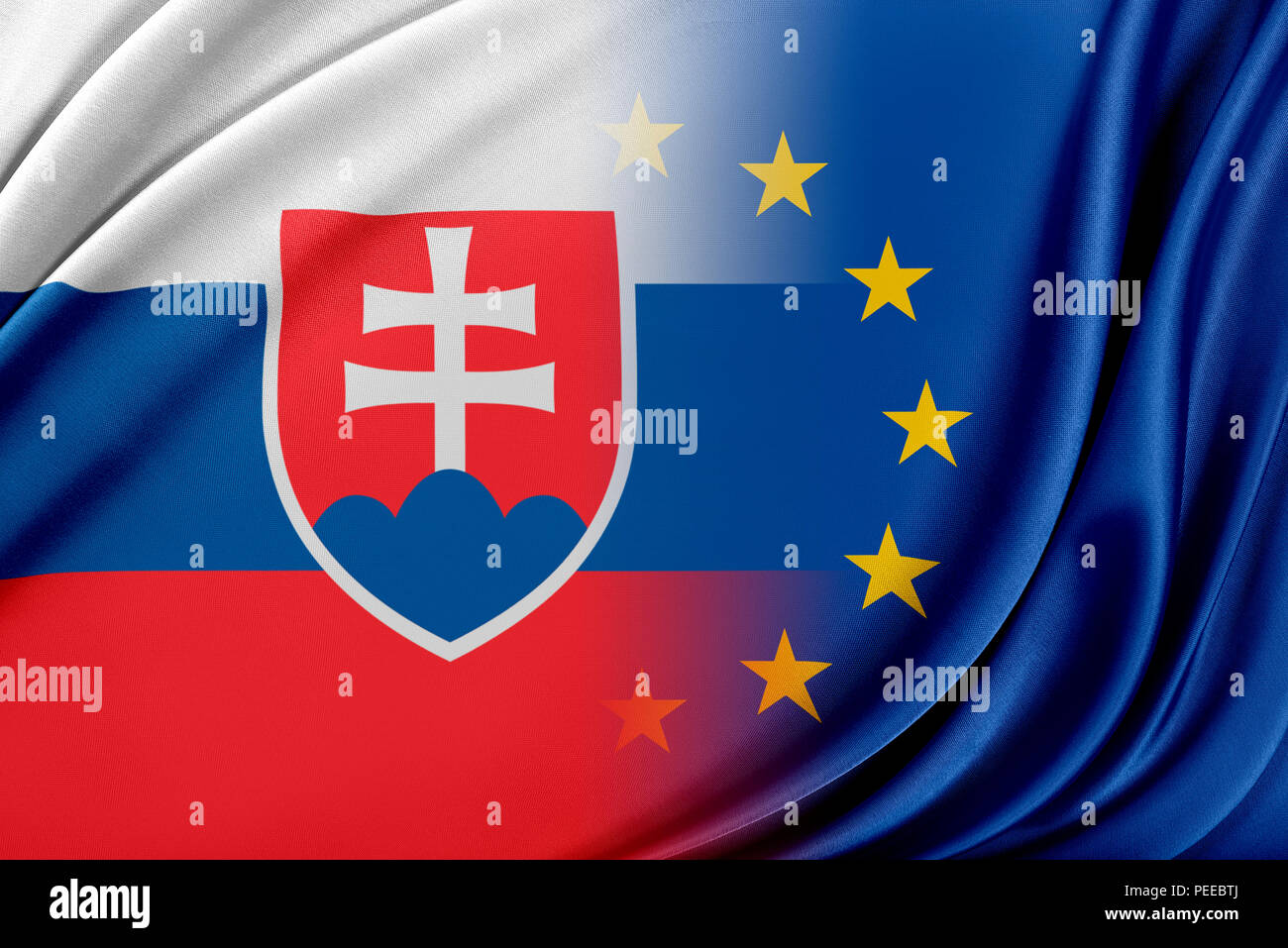 Slovakia Eu Flag Hi res Stock Photography And Images Alamy