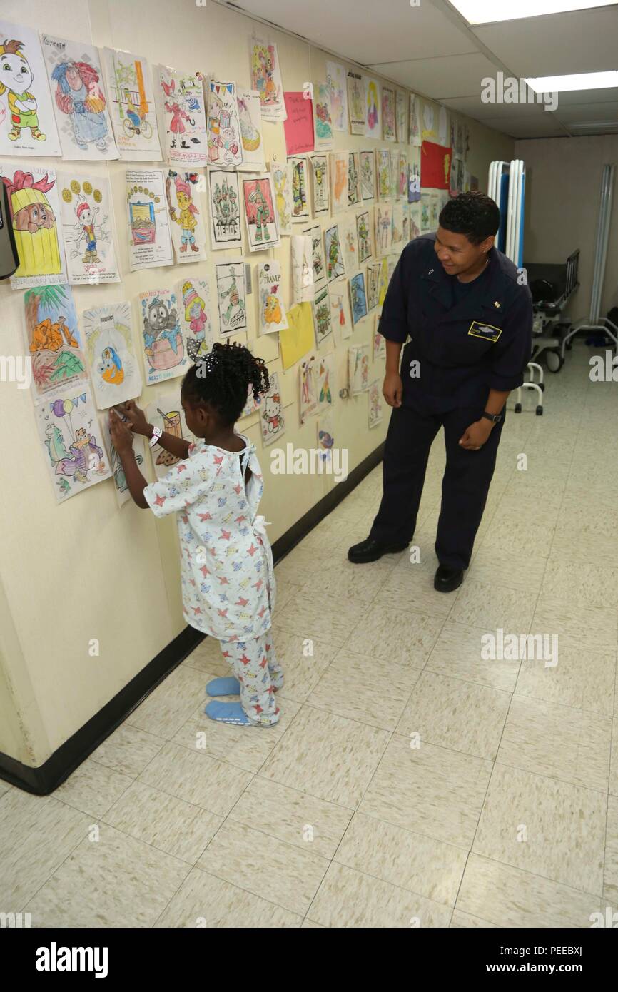 150803ABK746050 ROSEAU, Dominica (Aug. 3, 2015) Lt. j.g. Valerie