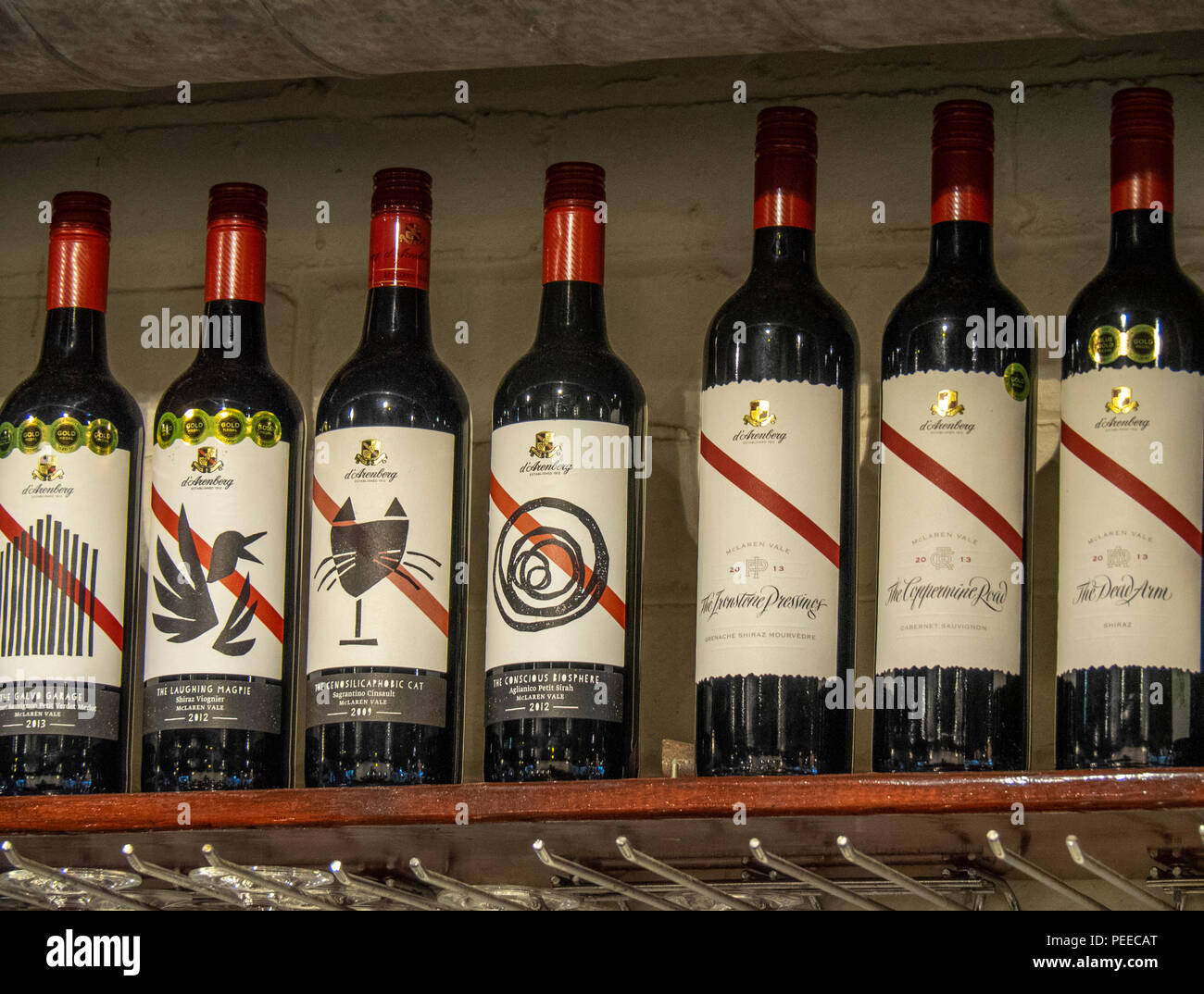 Australian wine bottles hi-res stock photography and images - Alamy