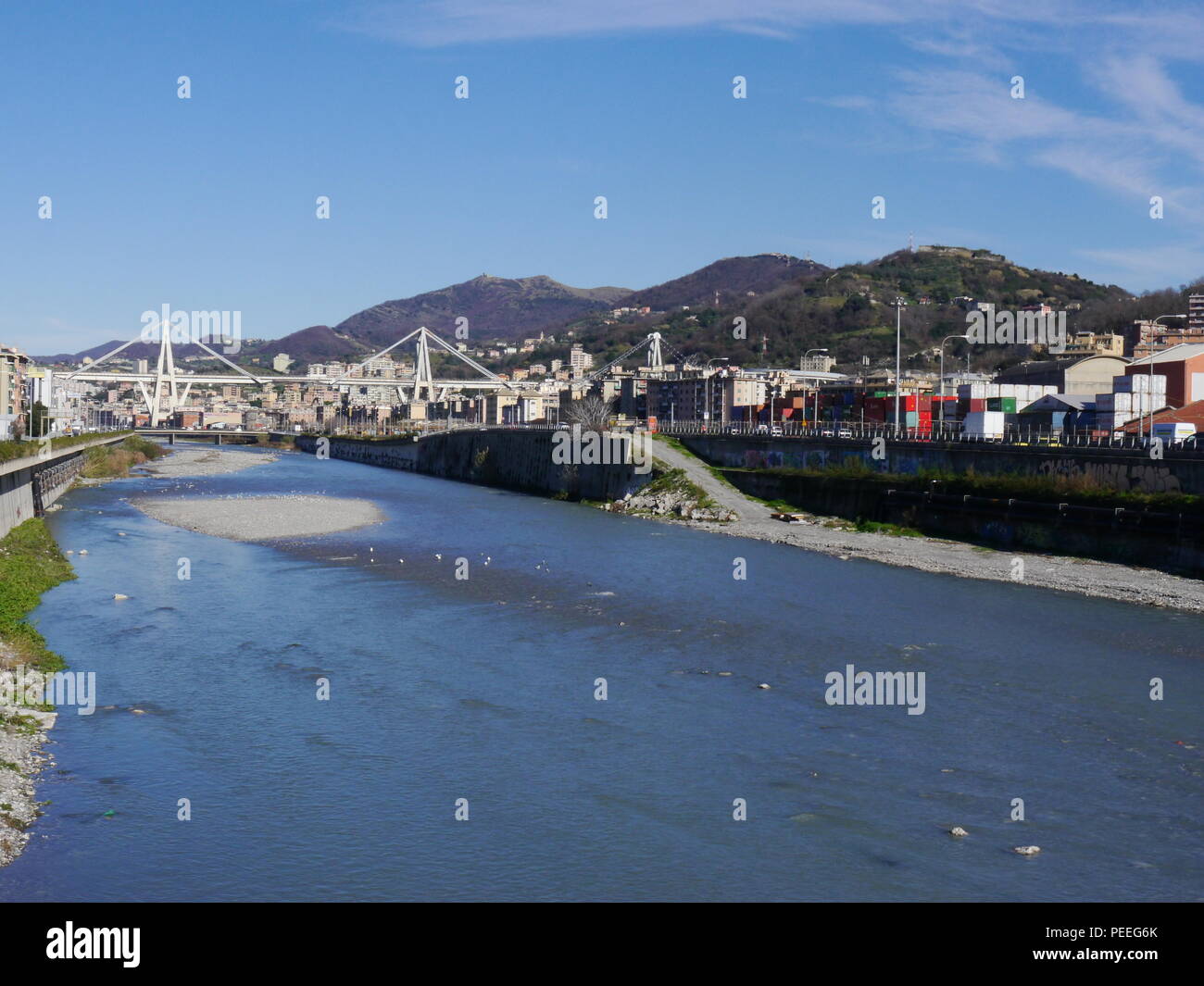 Morandi Bridge, Genoa, Italy Stock Photo - Alamy