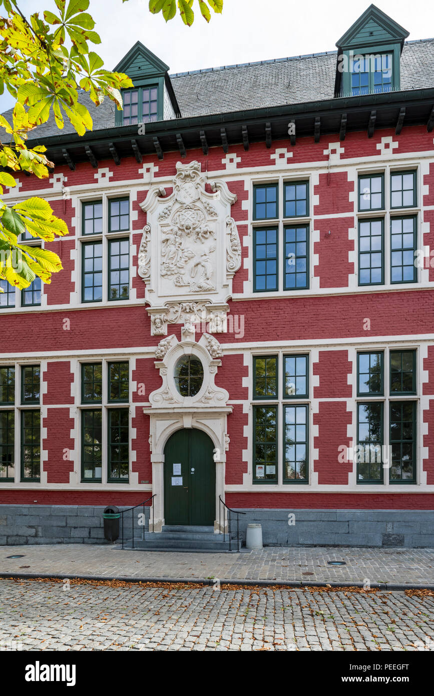 17th century abbess house of the Cistercian Maagdendale abbey at Oudenaarde, East Flanders, Belgium Stock Photo