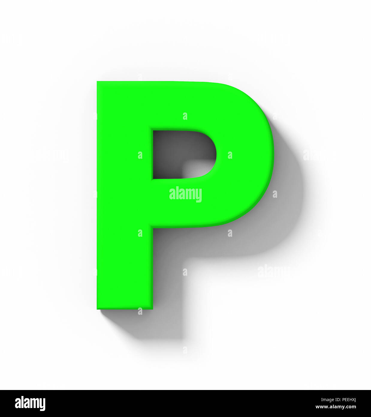 Green letter p Cut Out Stock Images & Pictures Alamy