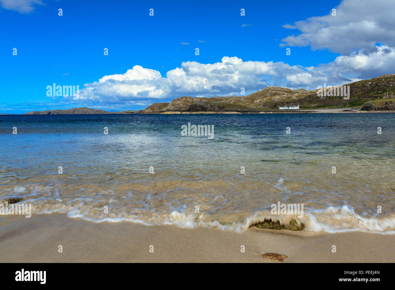 Clashnessie Beach, Assynt, Scotland, UK Stock Photo