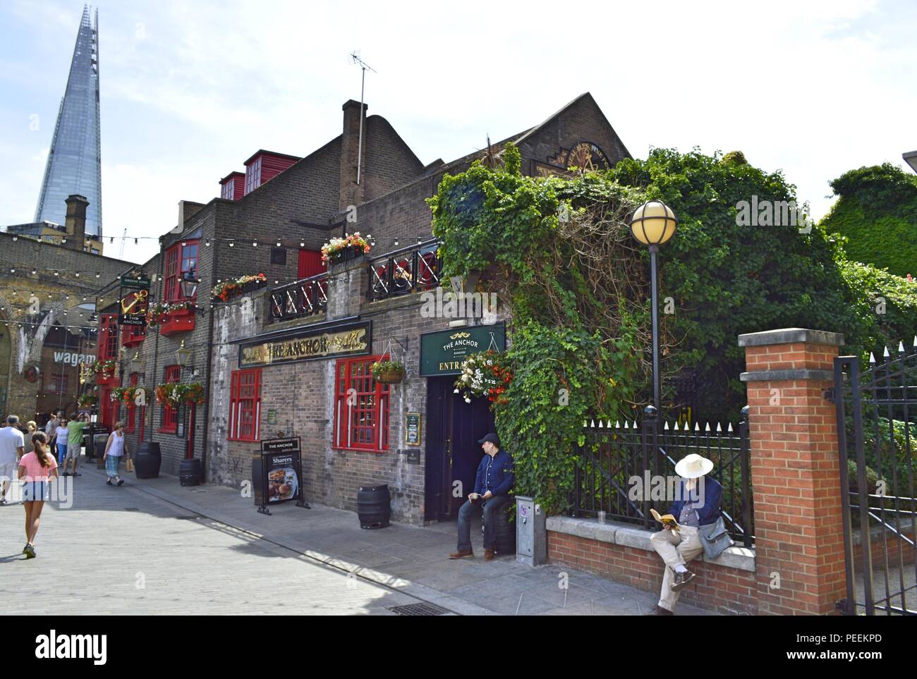 Anchor Inn Bankside in Southwark London UK. Stock Photo