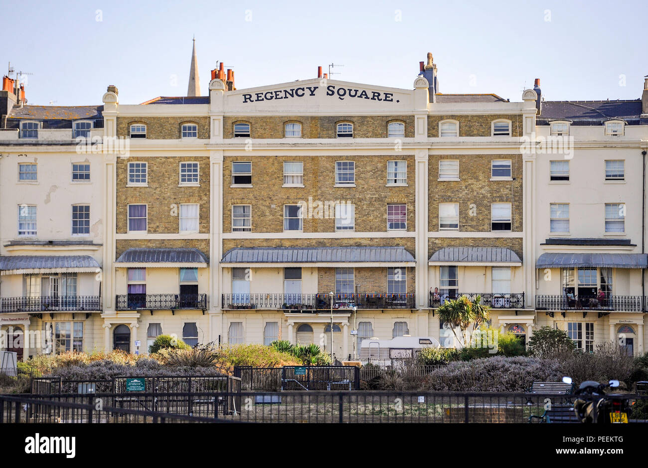 Regency Square in Brighton which celebrates its bicentenary in 2018