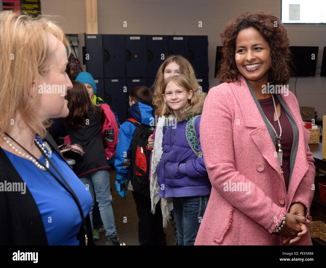 Amy Clark, spouse of Maj. Gen. Richard Clark, Eighth Air Force