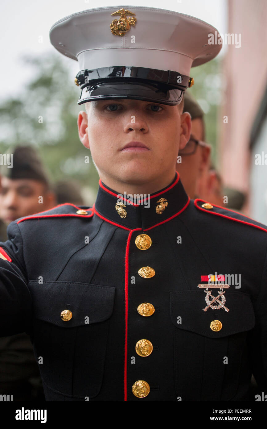 Pfc. Jason B. Alexander, honor graduate for Platoon 2005, Fox Company ...