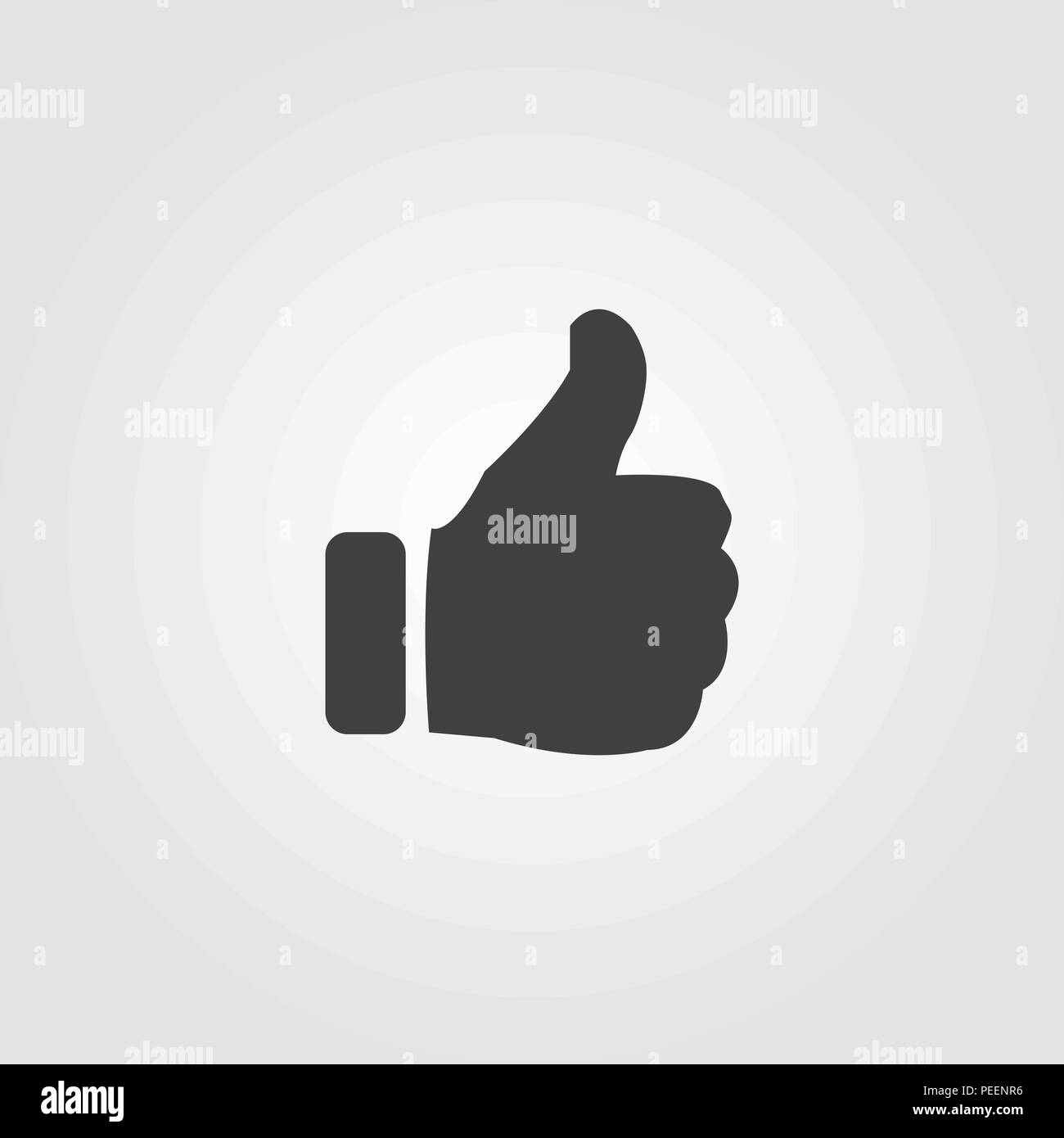 Thumb Up creative icon. Simple element illustration. Thumb Up concept ...