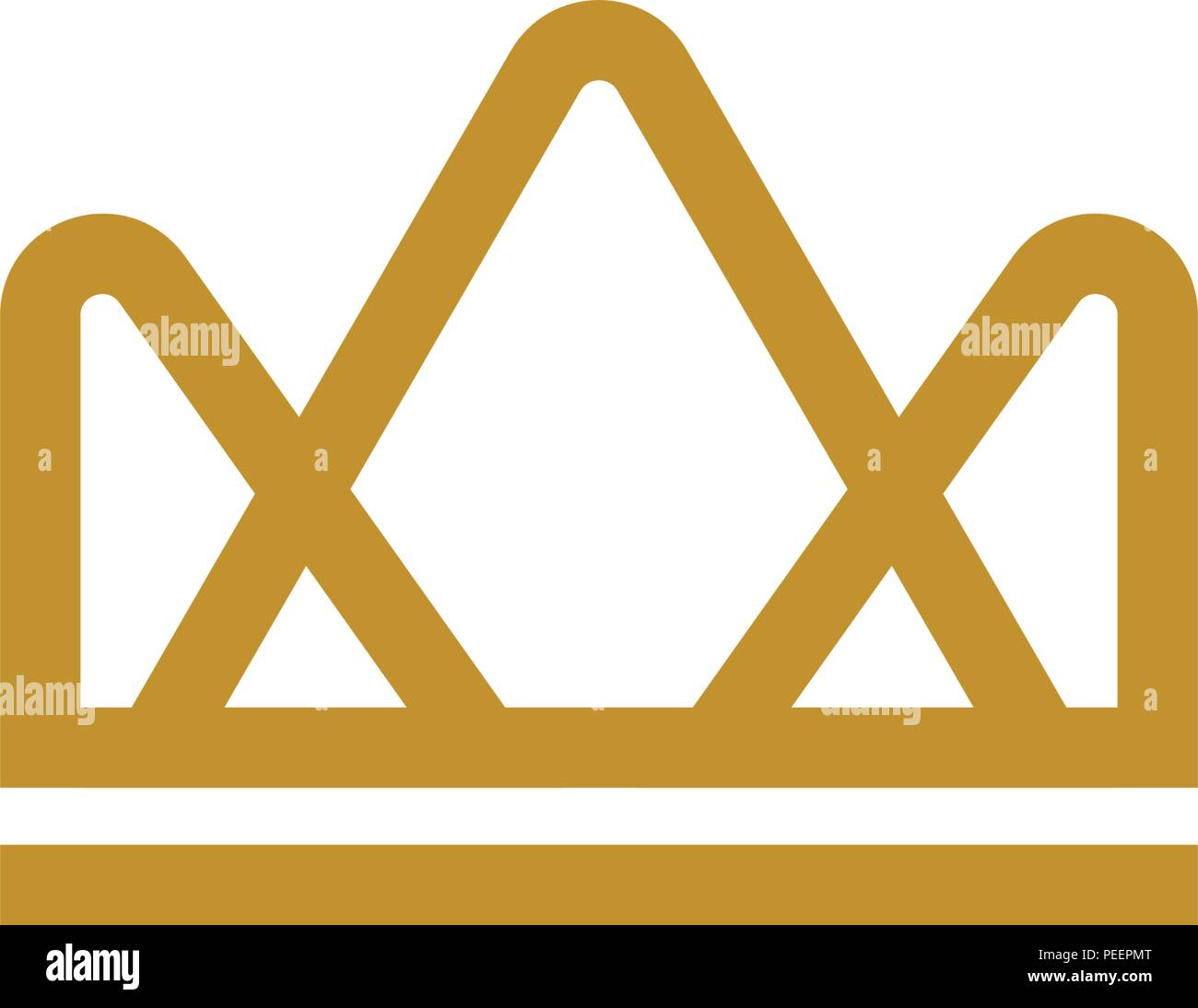 Crown Logo Template vector icon illustration design Stock Vector Image ...