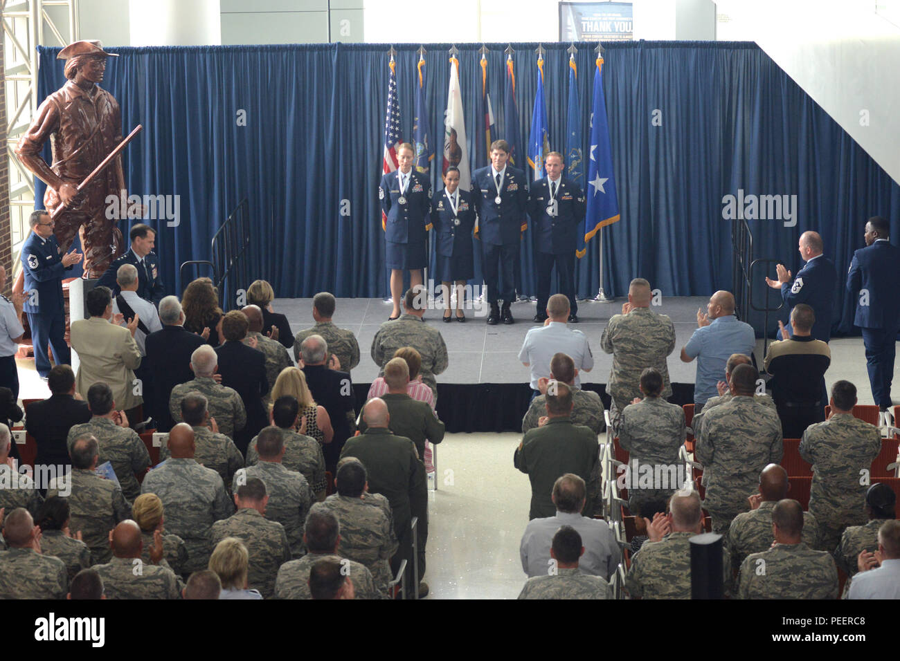 The Air National Guards 2015 Outstanding Airmen Of The Year Are Recognized During A Directors 6683