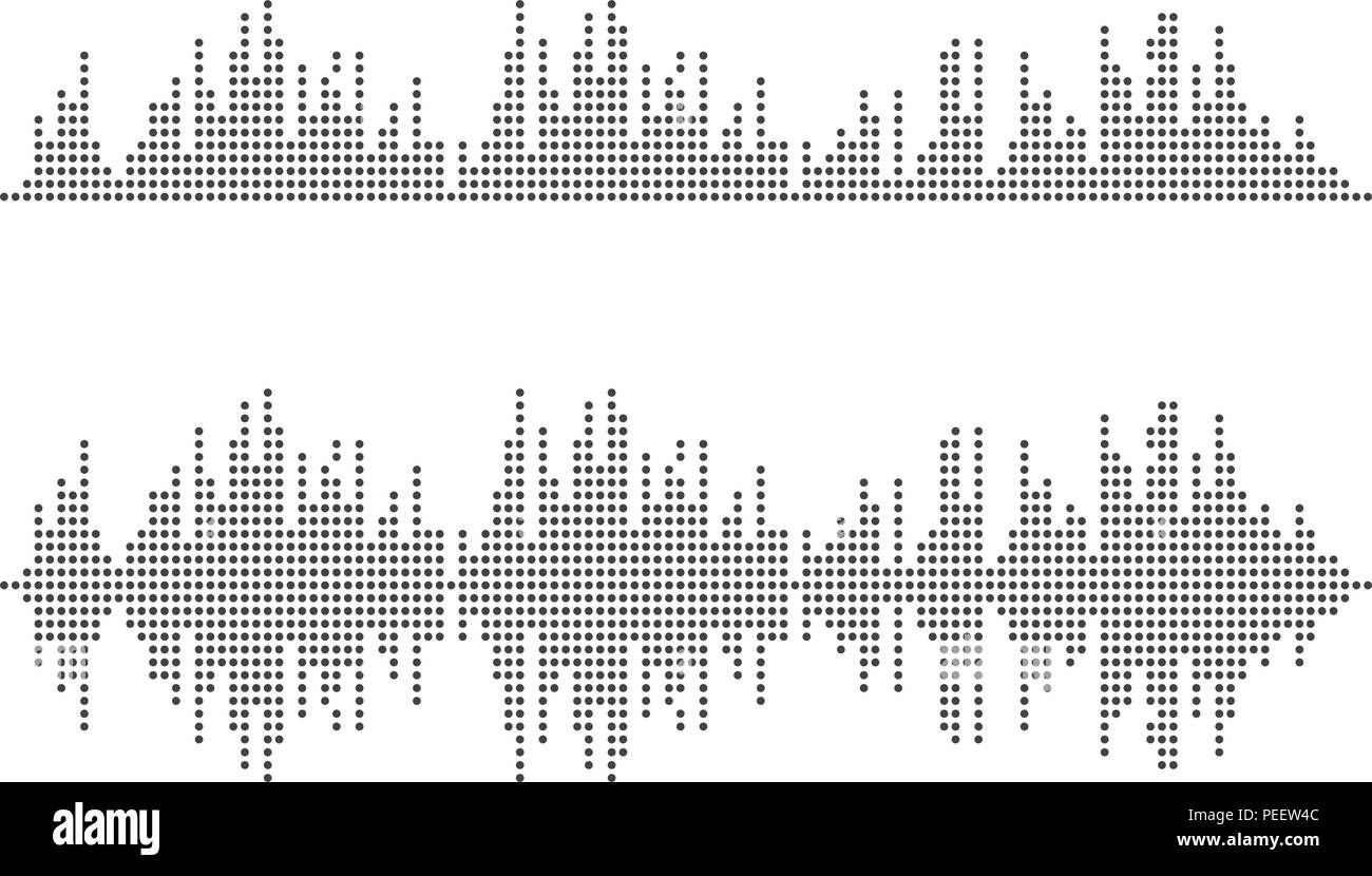 Sound waves vector illustration design template Stock Vector Image ...