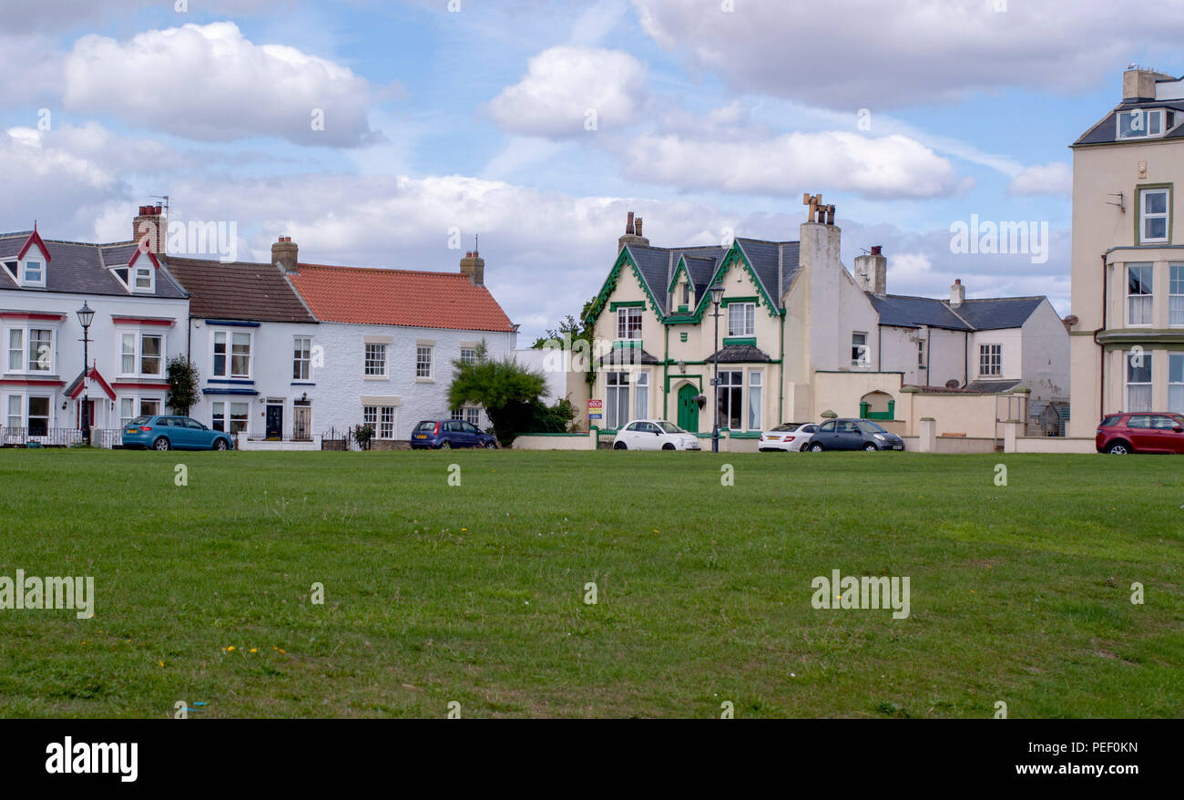 Old Victorian Large Houses on the Green Seaton Carew Hartlepool England