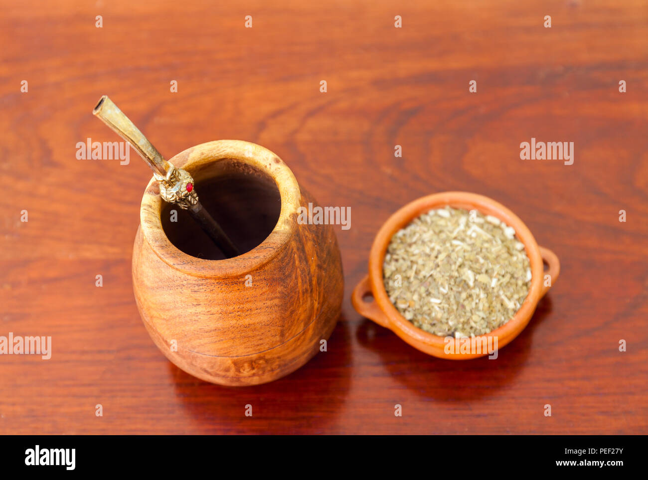 Vaso para beber mate argentino Fotografía de stock - Alamy