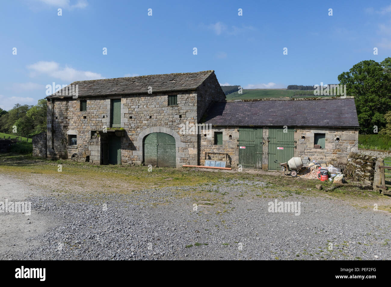 Old Barn In Nidderdale North Yorkshire England Uk Stock Photo