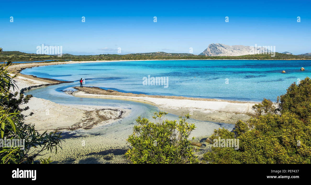 Lu Impostu Beach San Teodoro Sardegna Stock Photo