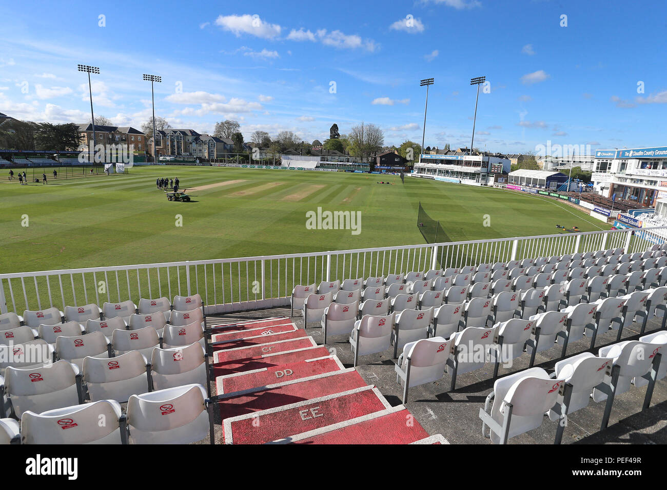 Ccc View General view of the ground during Essex CCC vs Lancashire CCC ...