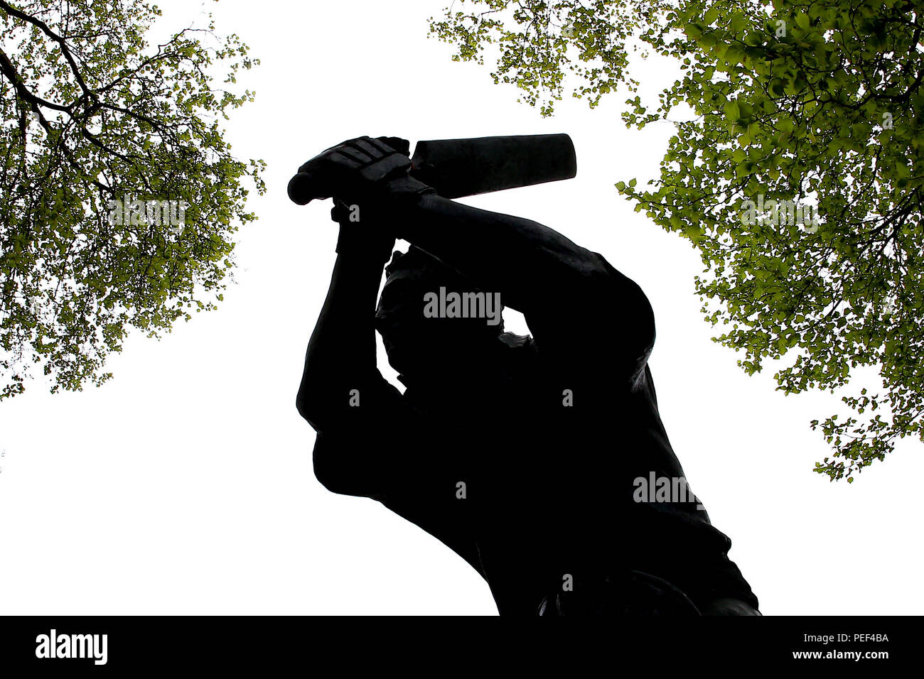 General view of the 'Batsman' statue ahead of Middlesex CCC vs Essex