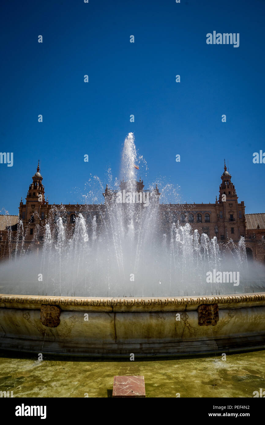 Plaza de Espana Sevilla Spain Stock Photo