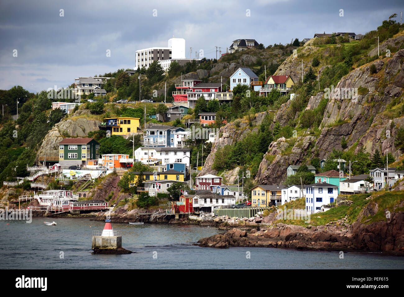 The historic and colorful Battery neighborhood in St. John’s