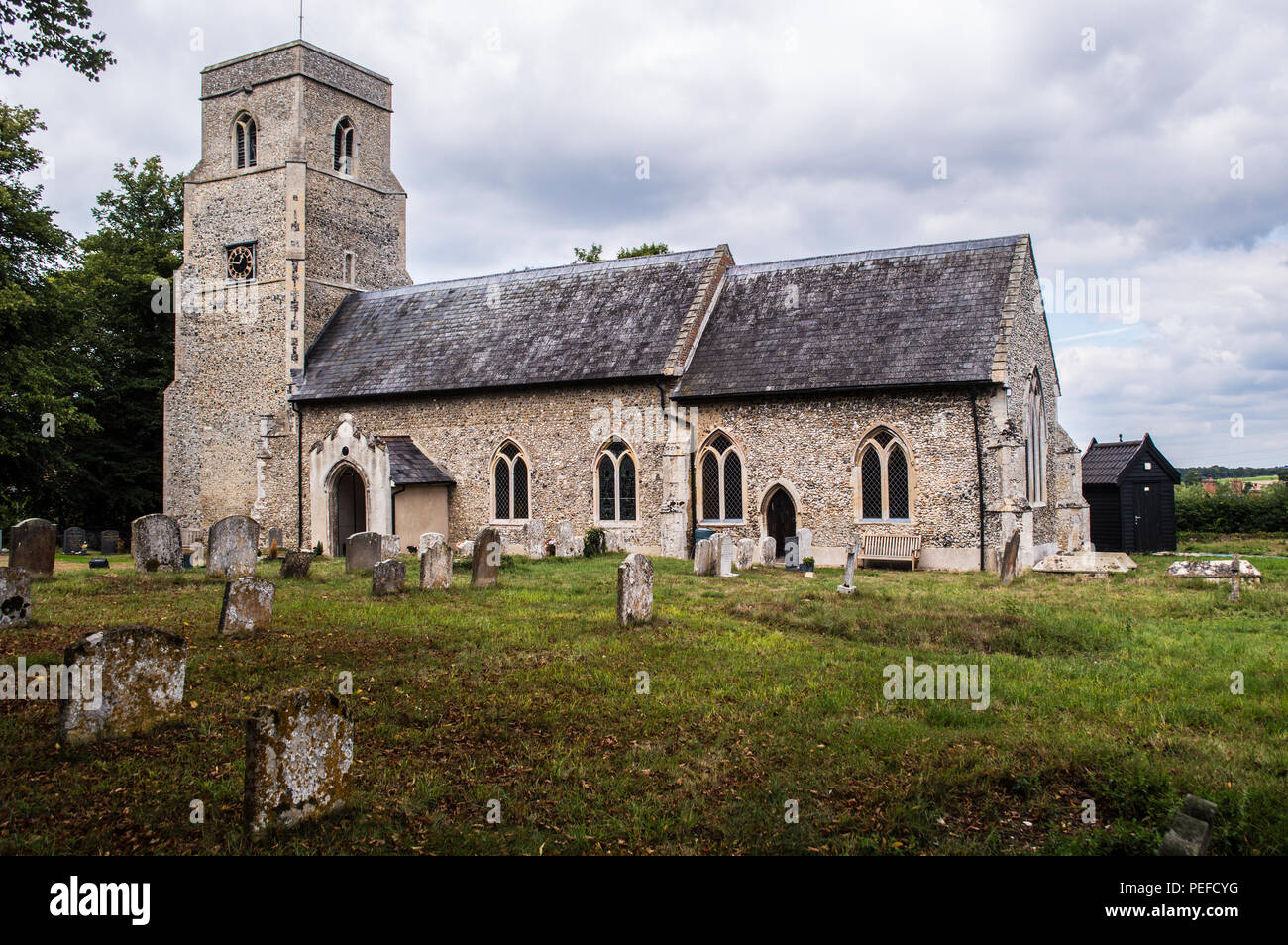 The Village of Barnham, Suffolk,England Stock Photo Alamy