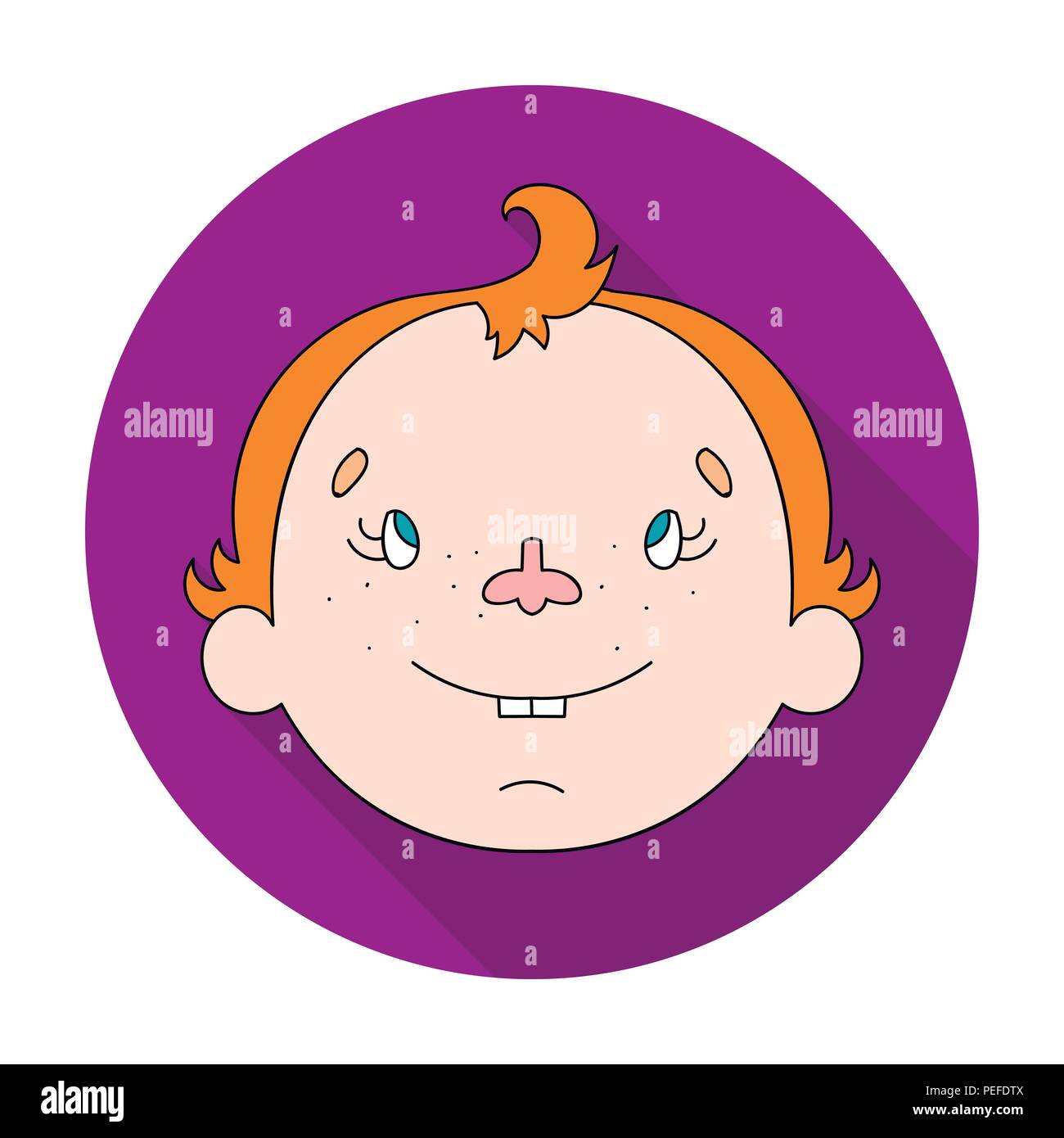 Son icon in flat design isolated on white background. Family holiday ...