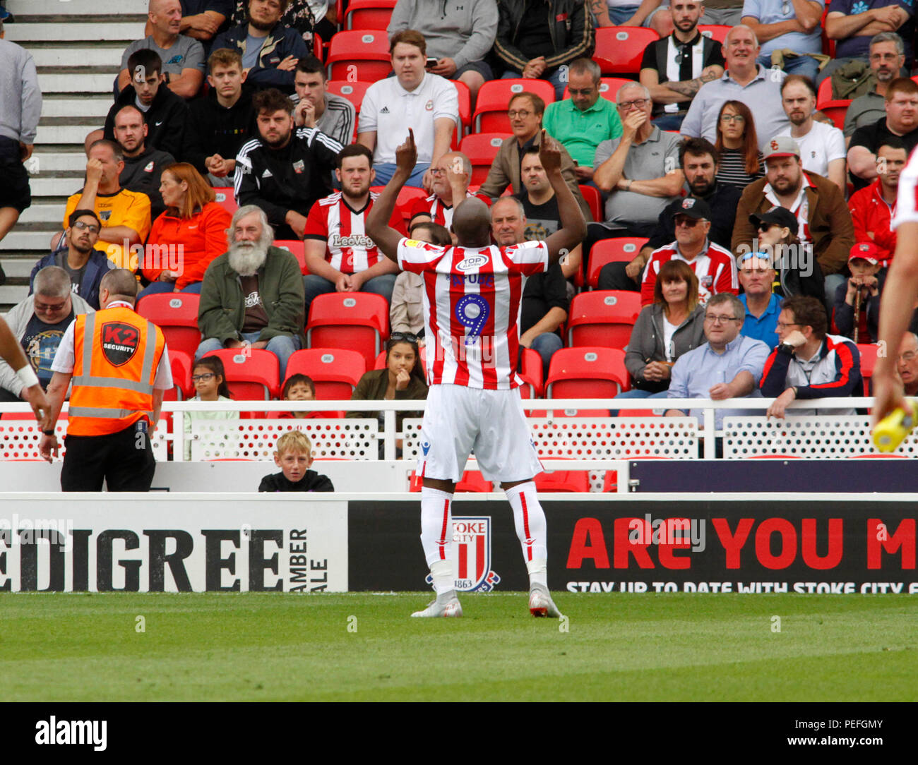 STOKE CITY V BRENTFORD 2018 Stock Photo