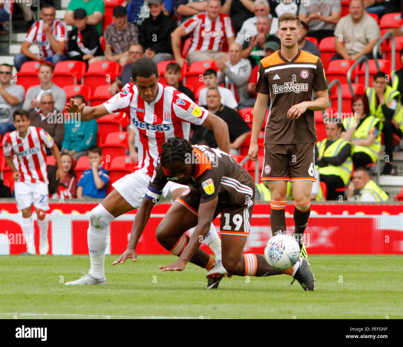 STOKE CITY V BRENTFORD 2018 Stock Photo