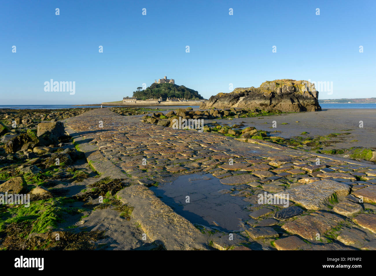 Saint Michael’s Mount, Mount's Bay Marazion, Cornwall UK. A National