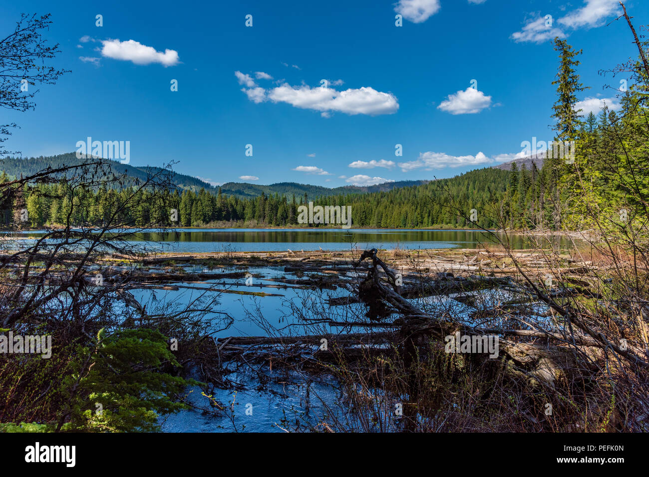 South Skookum Lake Stock Photo Alamy