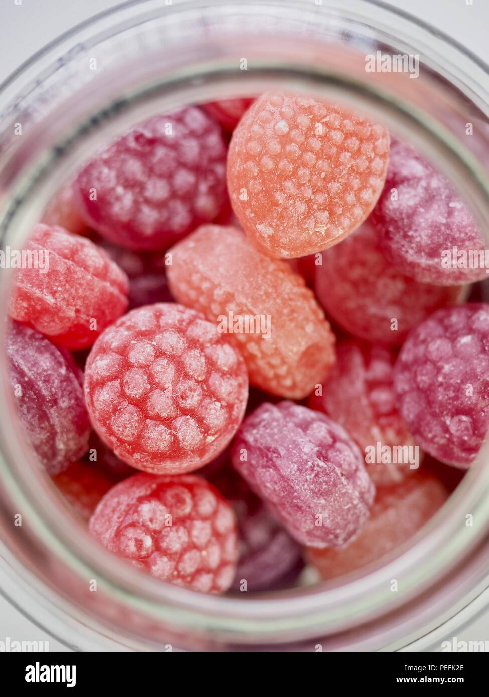 Fruit flavor candy, Raspberry, strawberry candy Stock Photo - Alamy
