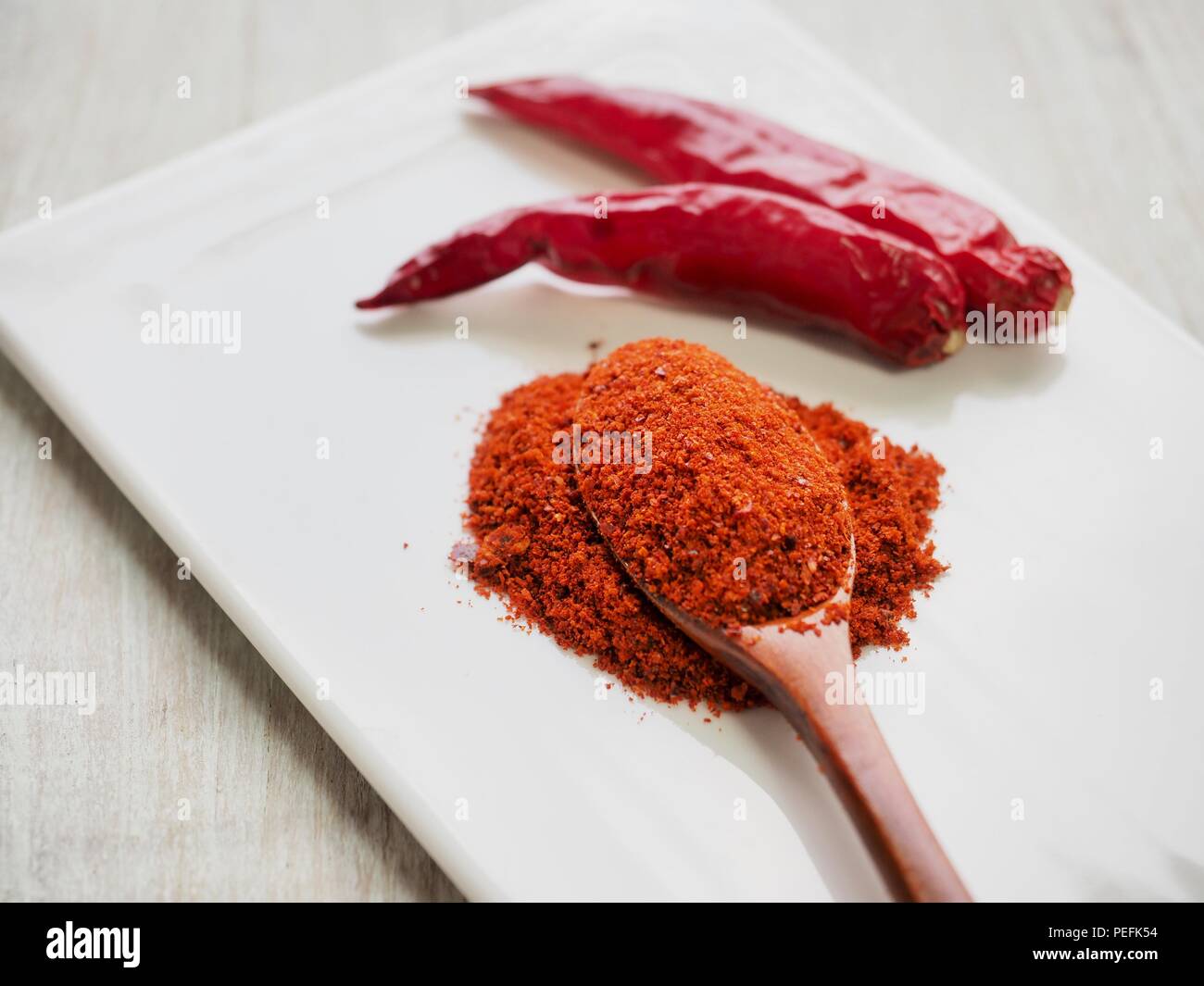 Korean red pepper powder Stock Photo Alamy