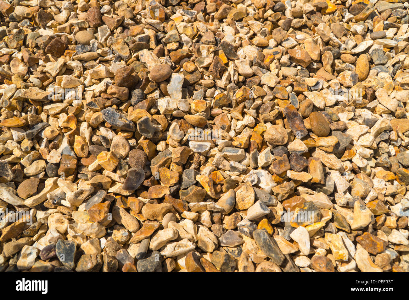 Gravel footpath Stock Photo