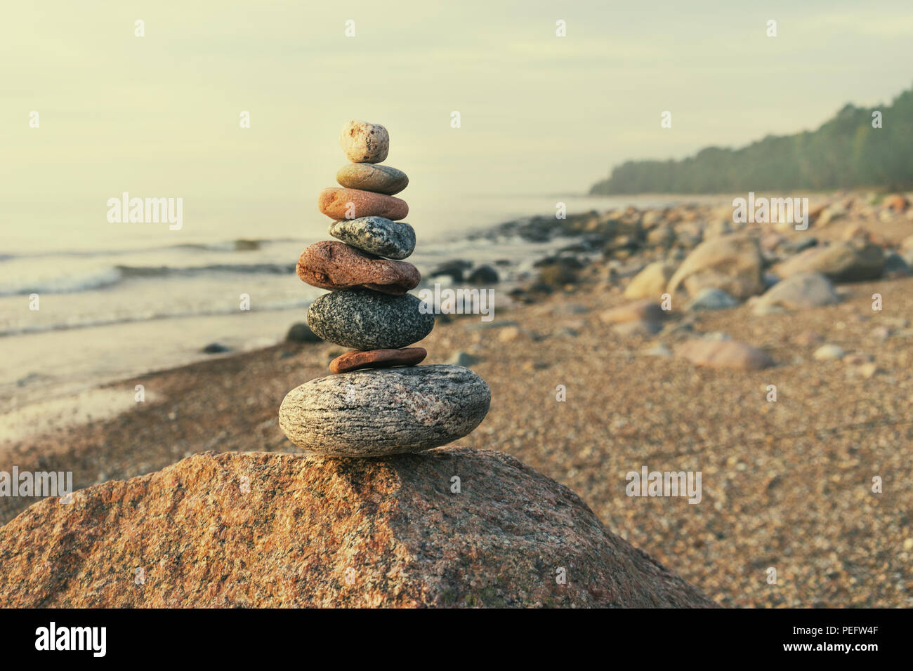 Cairn on the coast hi-res stock photography and images - Alamy