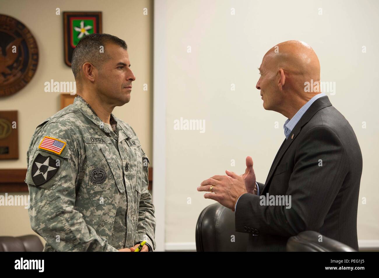 Command sgt maj carlos olvera the u s army south command sergeant