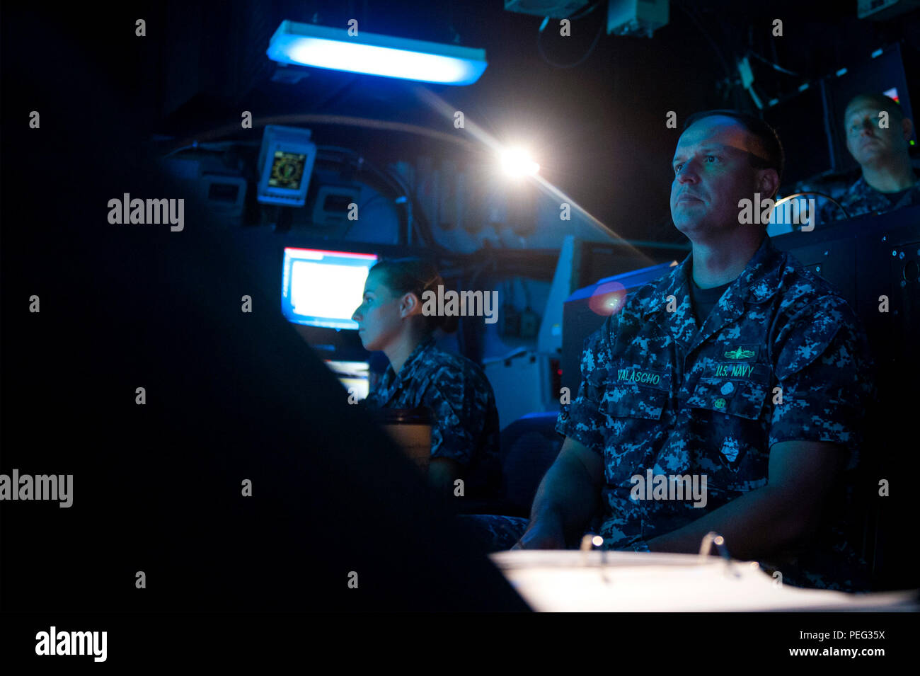 150818NQH848050 NORFOLK, Va. (August 18, 2015) Cmdr. D. W. Valascho