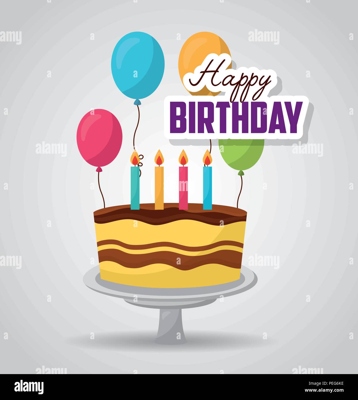 happy birthday card Stock Vector Image & Art Alamy