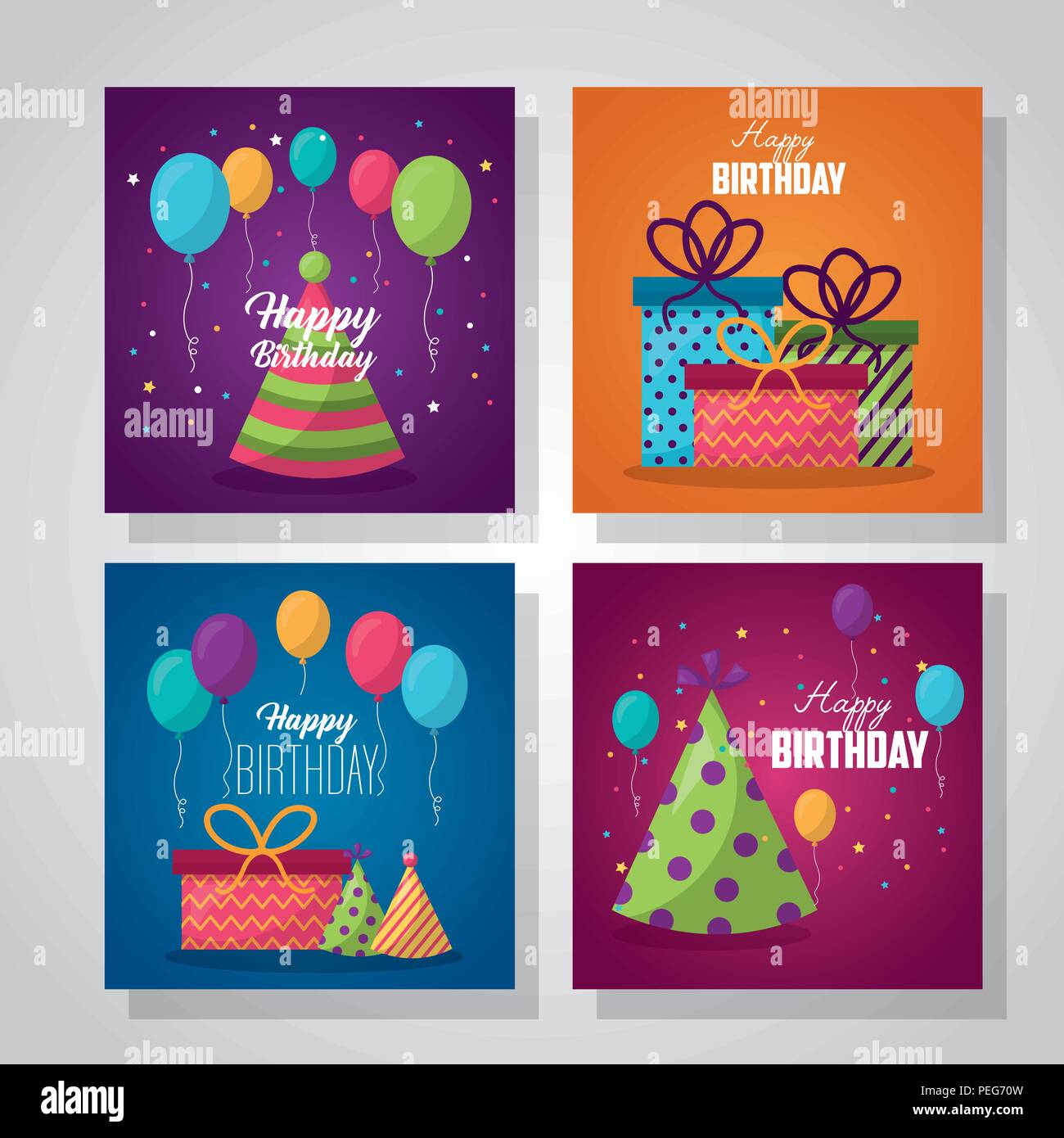 happy birthday card Stock Vector Image & Art Alamy