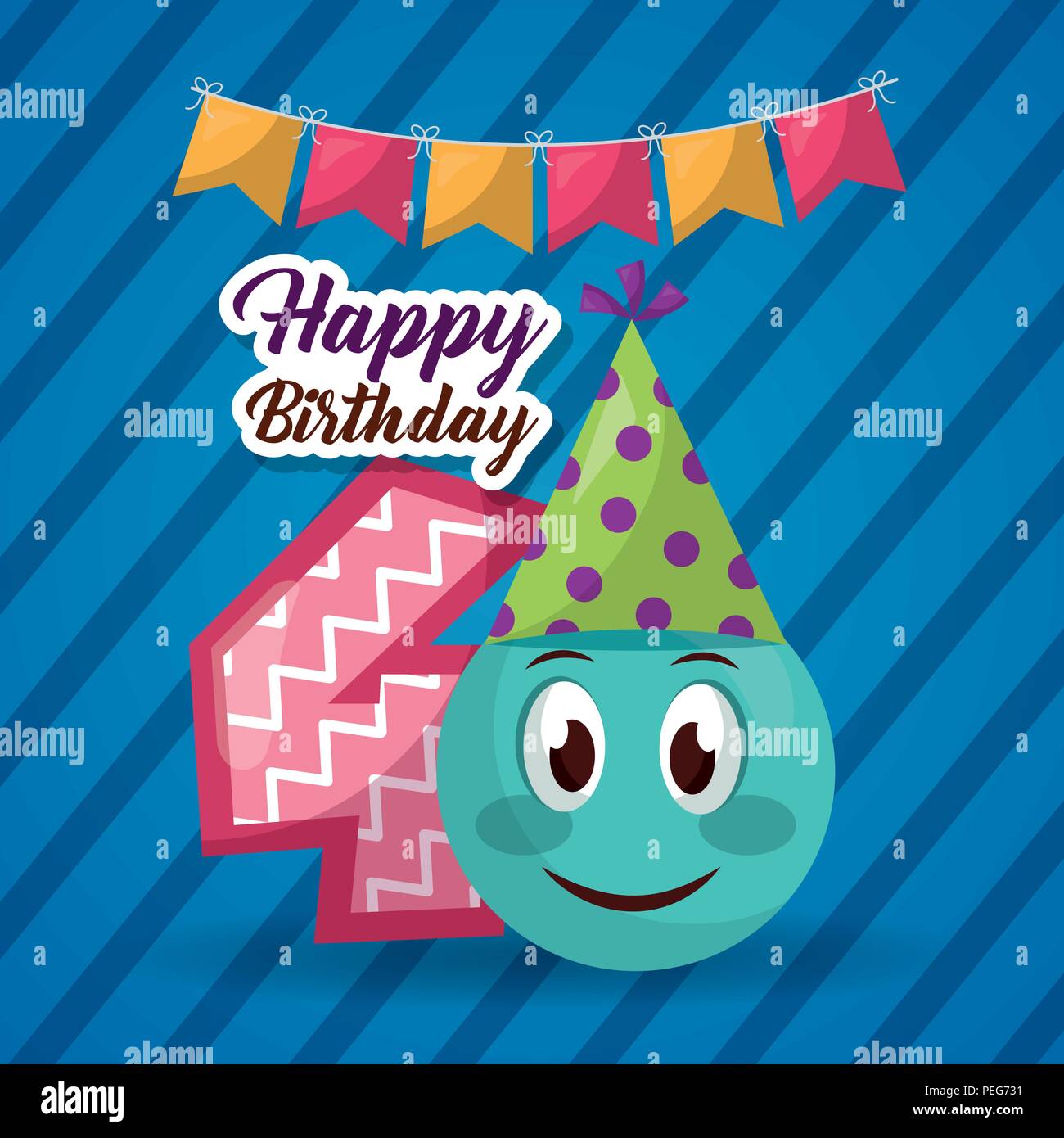 happy birthday card Stock Vector Image & Art Alamy