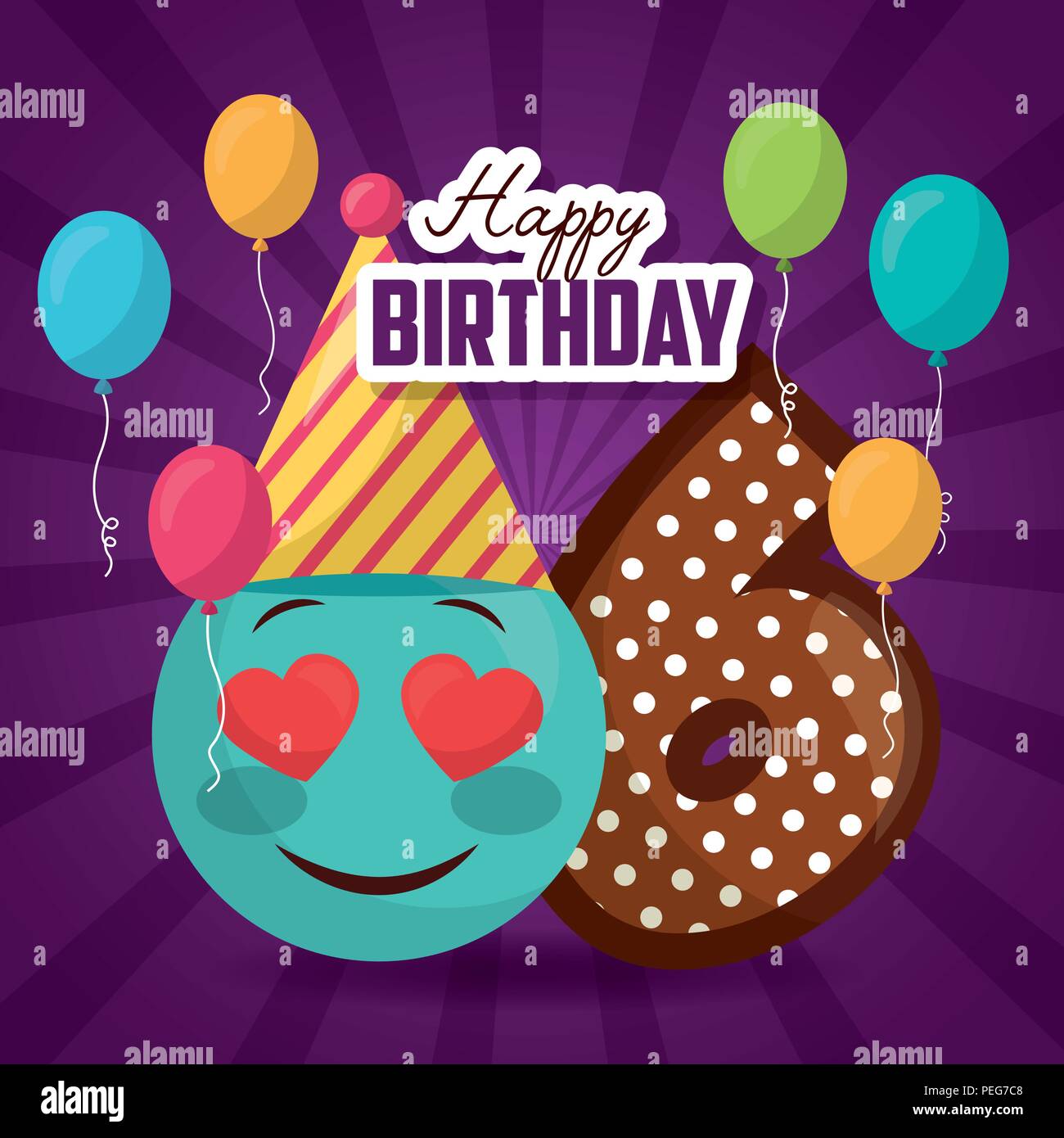 happy birthday card Stock Vector Image & Art - Alamy