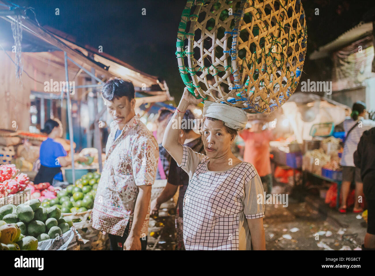 Denpasar Pasar  Badung  Market High Resolution Stock 