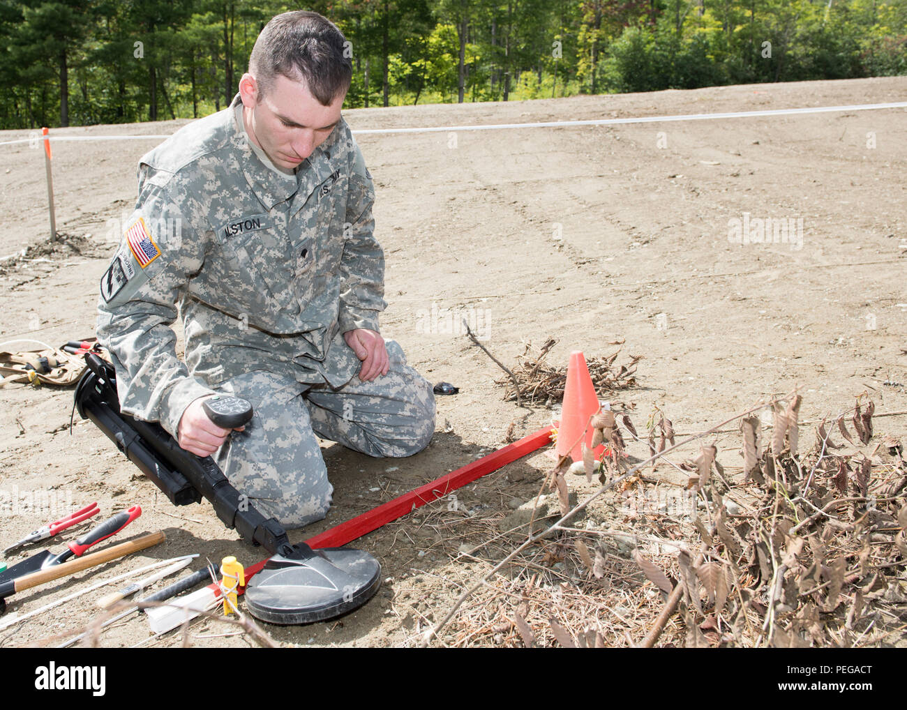 An infantryman from the 86th Brigade Special Troops Battalion (Mountain ...