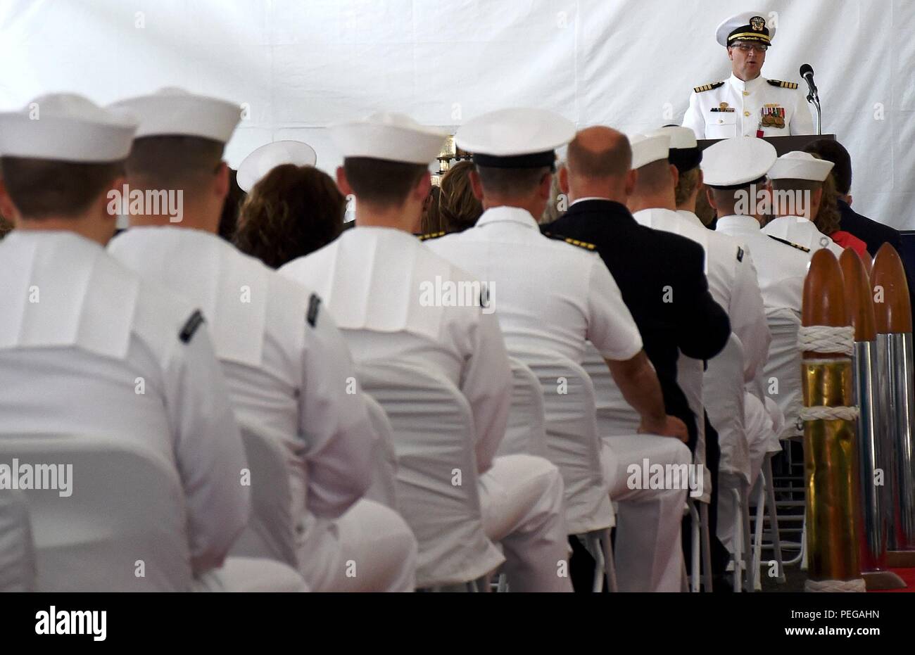 Third time was a charm as Capt. Christopher Quarles addressed his