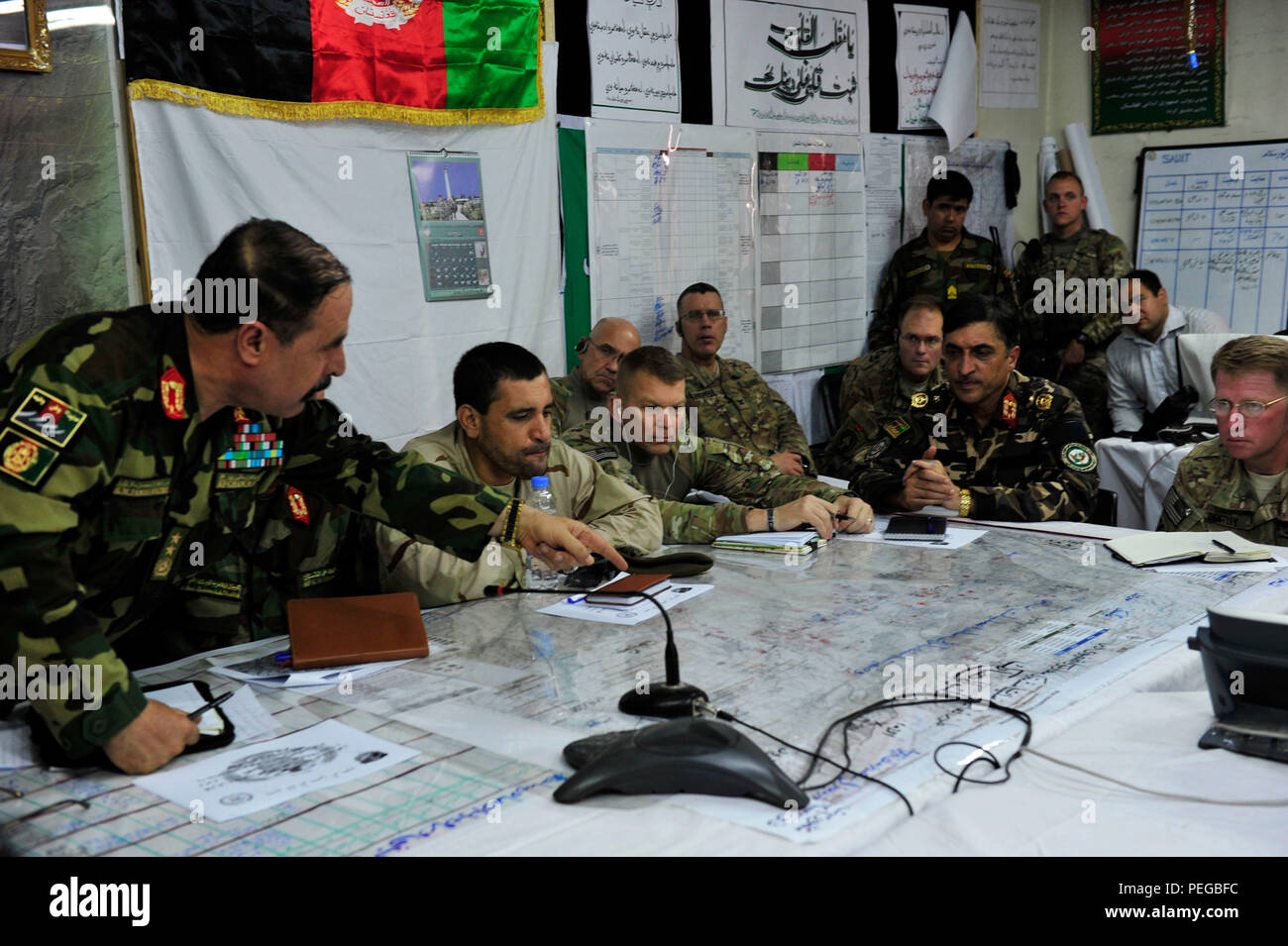Lt Gen Qadim Shah The Chief Of General Staff For The Afghan National Army And Gen
