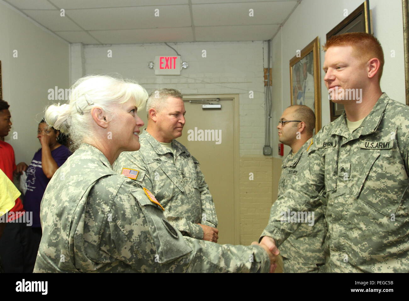 Brig. Gen. Mary Link, the deputy commander of Army Reserve Medical ...